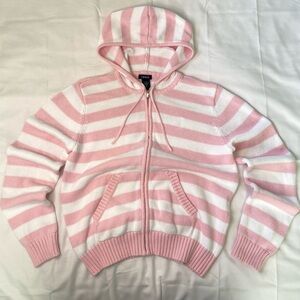 Vintage Izod Cotton Zip Up Hoodie